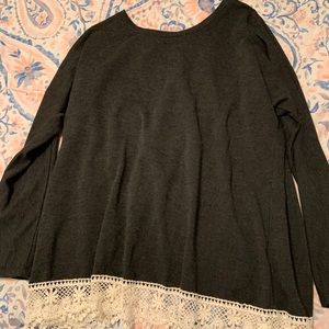 Long Sleeve Cute Top